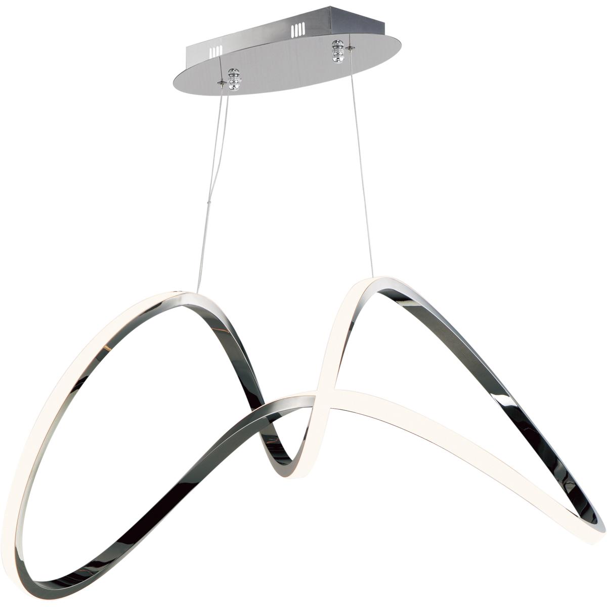 ET2 E20455BC Perpetual LED 1425 inch Black Chrome Single Pendant Ceiling Light