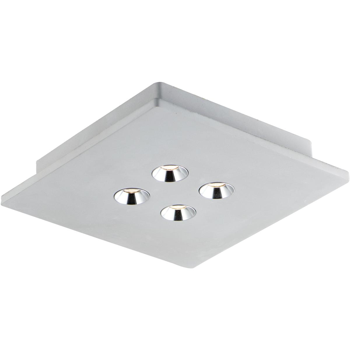 ET2 E25012-GY Peg LED 10 inch Gray Flush Mount Ceiling Light