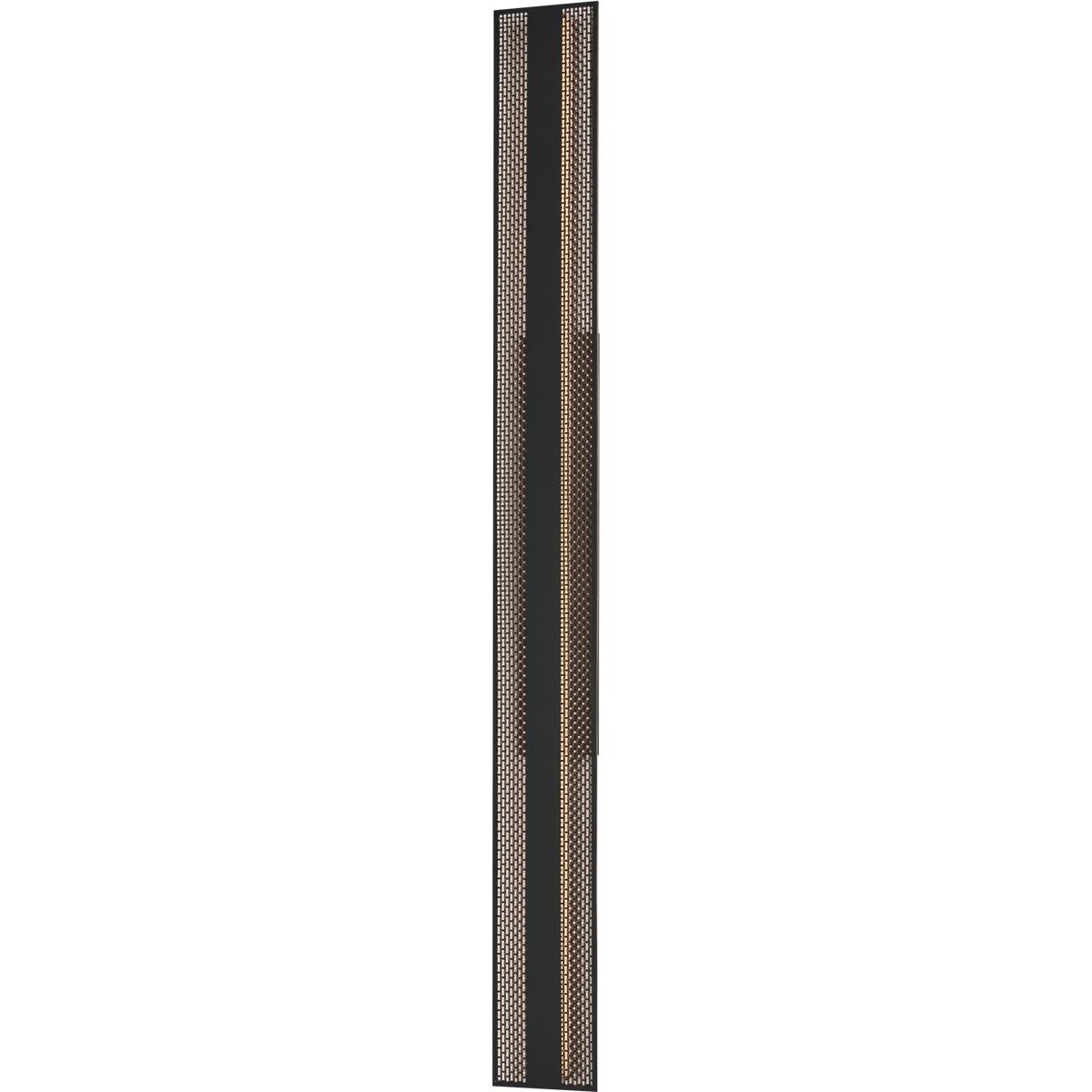 ET2 E30294-ACPBK Interlace LED 60 inch Black and Aged Copper Outdoor Wall Mount