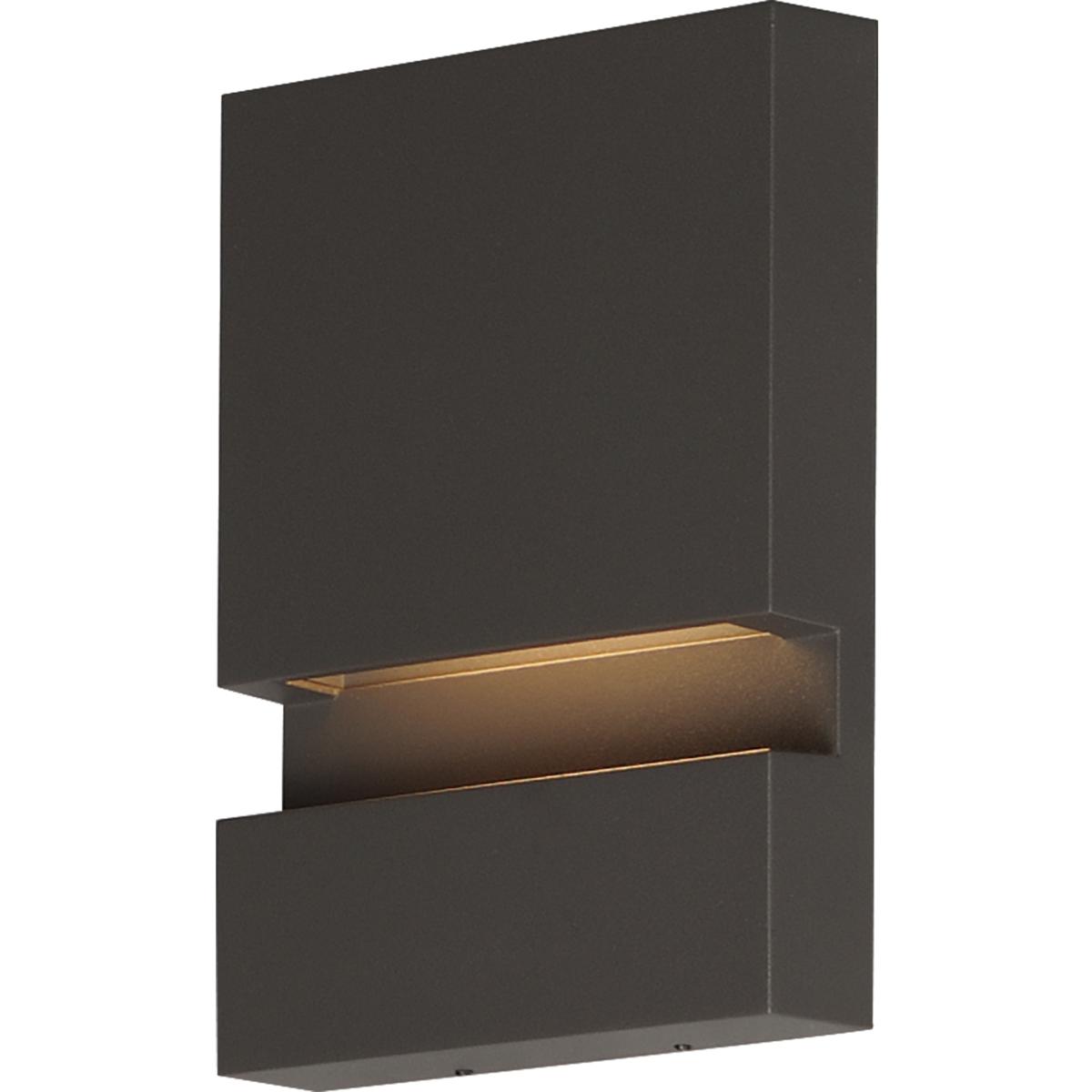 ET2 E41512-ABZ Brink LED 8 inch Architectural Bronze Outdoor Wall Mount