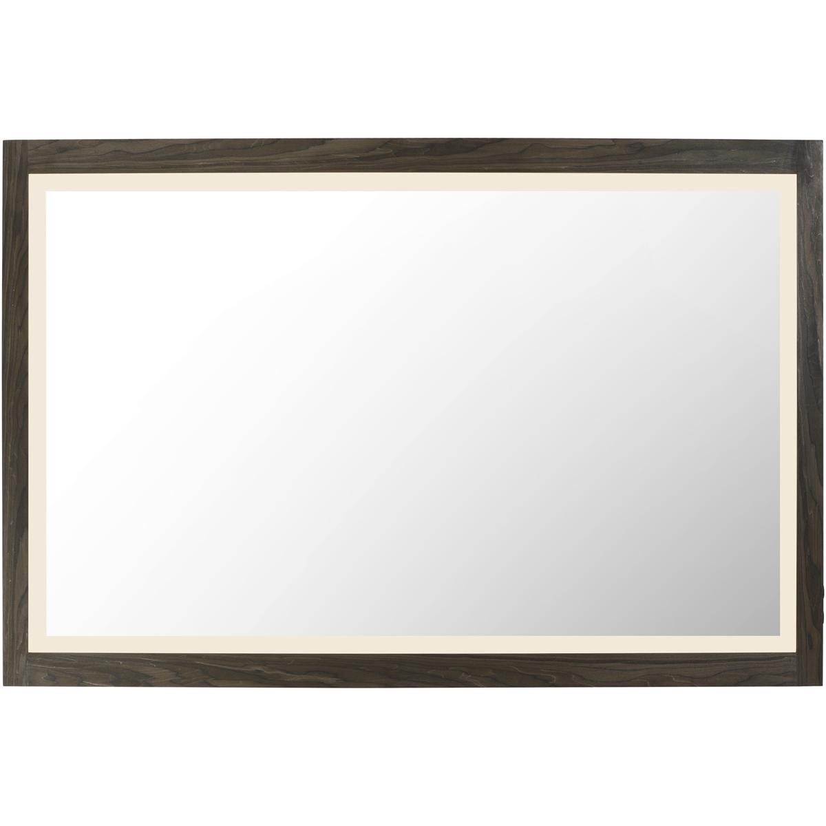 E42054-WN Sawyer 48 x 32 in. Framed LED Mirror - Walnut