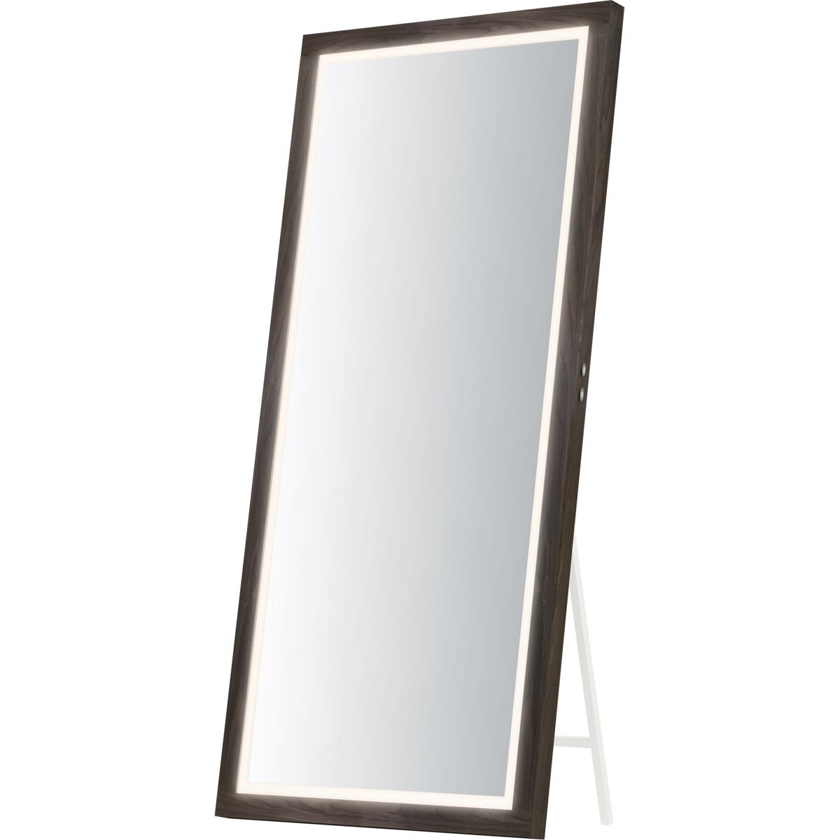 E42057-WN Sawyer 68 x 32 in. Framed LED Mirror - Walnut