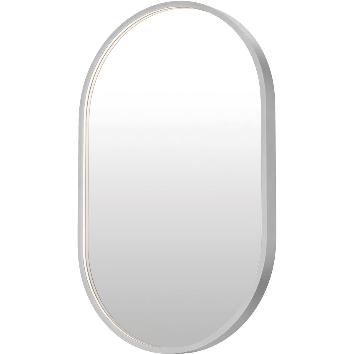 ET2 E42071-SN Elisse 32 X 20 inch Satin Nickel LED Mirror
