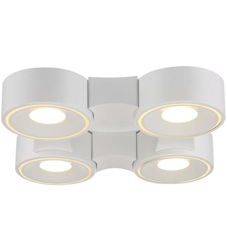 Eurofase 30277 014 Stavro Led 15 Inch White Flush Mount Ceiling Light