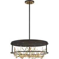 Eurofase 38097-010 Aerie LED 31 inch Bronze and Gold Chandelier Ceiling Light photo thumbnail