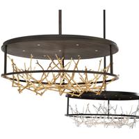 Eurofase 38097-010 Aerie LED 31 inch Bronze and Gold Chandelier Ceiling Light alternative photo thumbnail