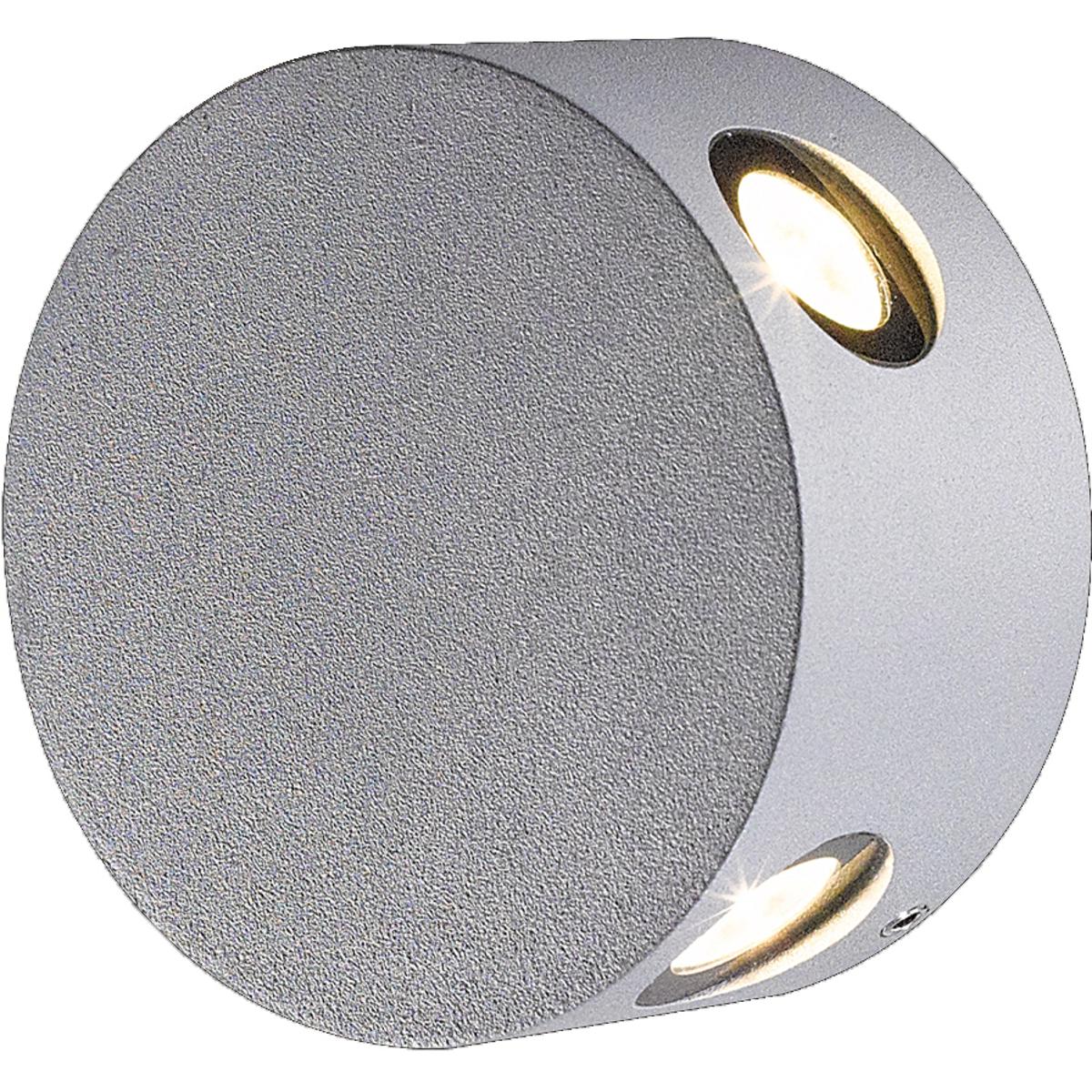 Pass Contemporary LED Wall Sconce, 4-Light, 320 Lumens, Frost Pc/Marine Grey