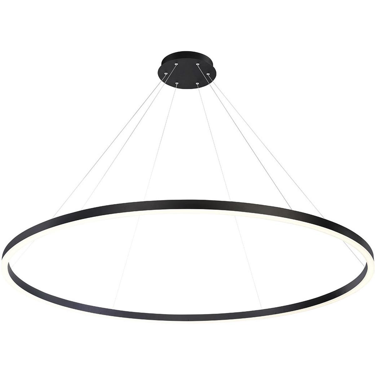 Eurofase 31473-026 Spunto LED 60.75 inch Black Chandelier Ceiling Light, Large