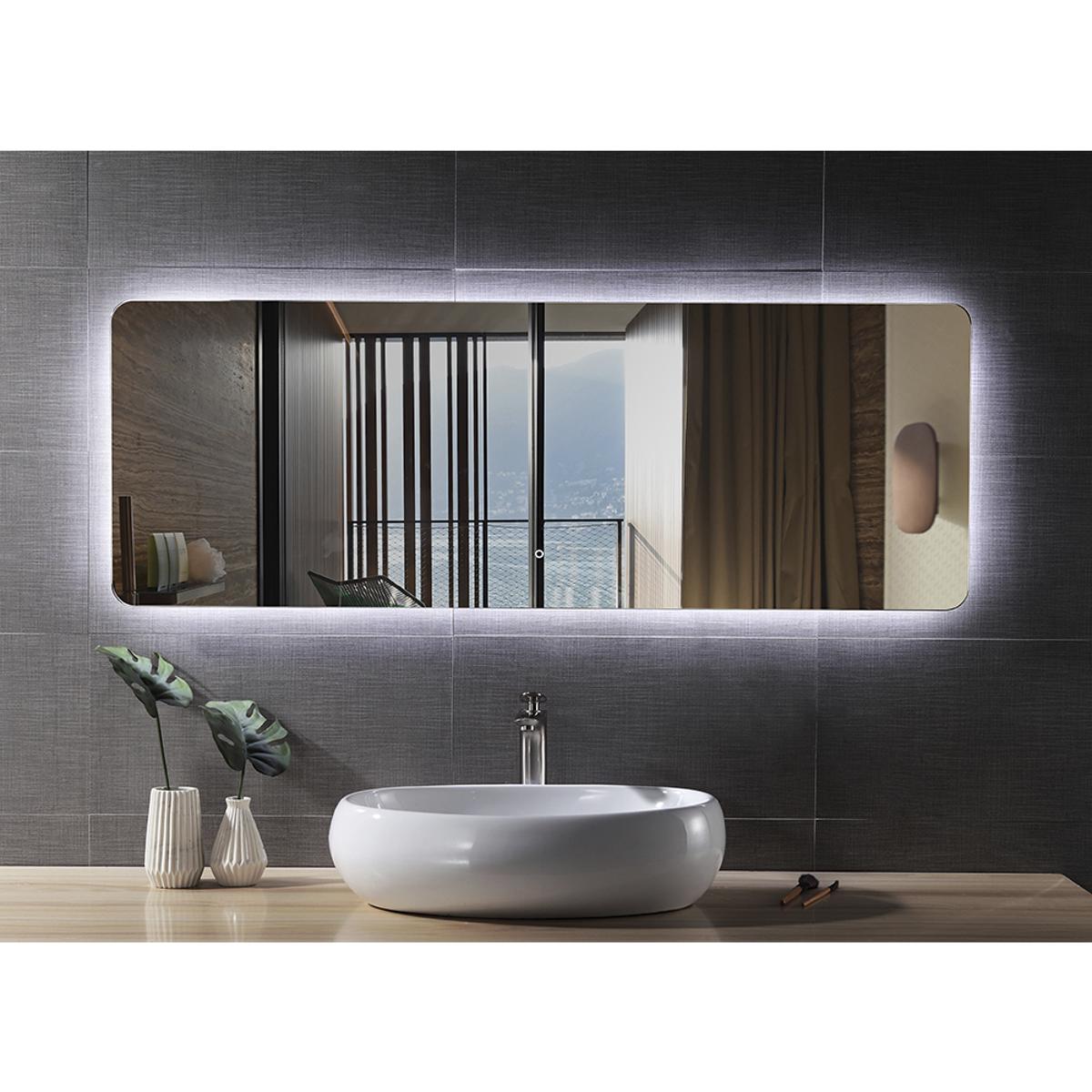 Eurofase Inc. 37142018 Large Rect EdgeLit LED Mirror Wall Mirror eBay