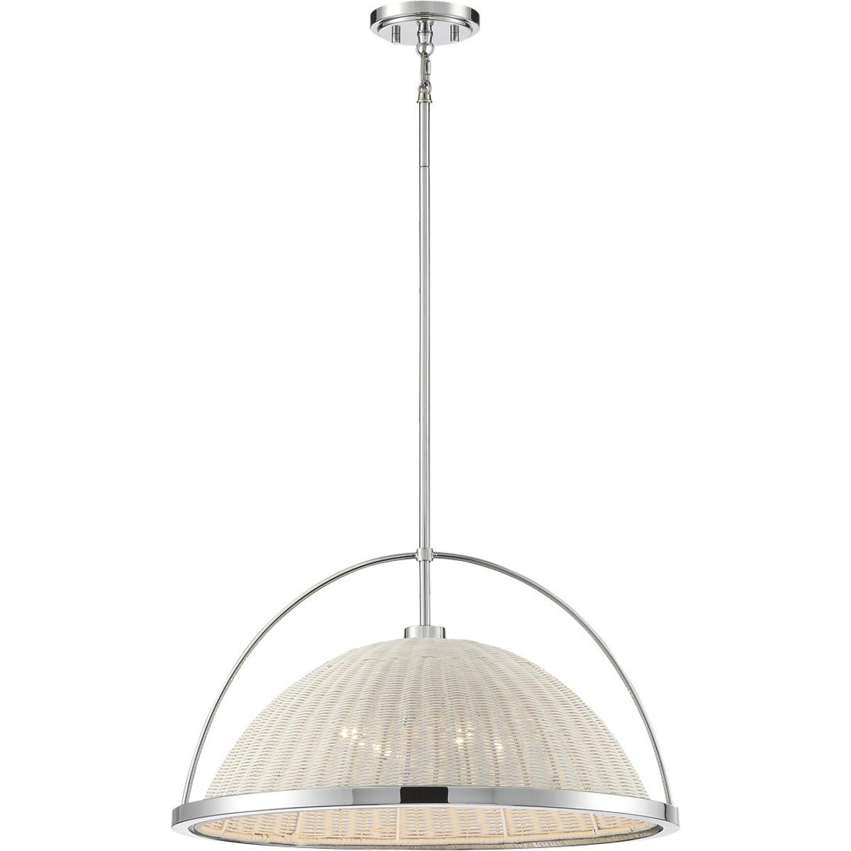 Eurofase 39350-015 Celeste 4 Light 22 inch Chrome Pendant Ceiling Light