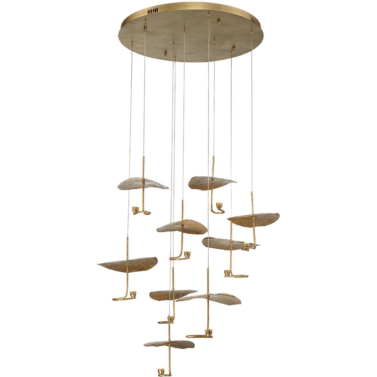 Eurofase 41910-016 Lagatto LED 36 inch Bronze Chandelier Ceiling Light