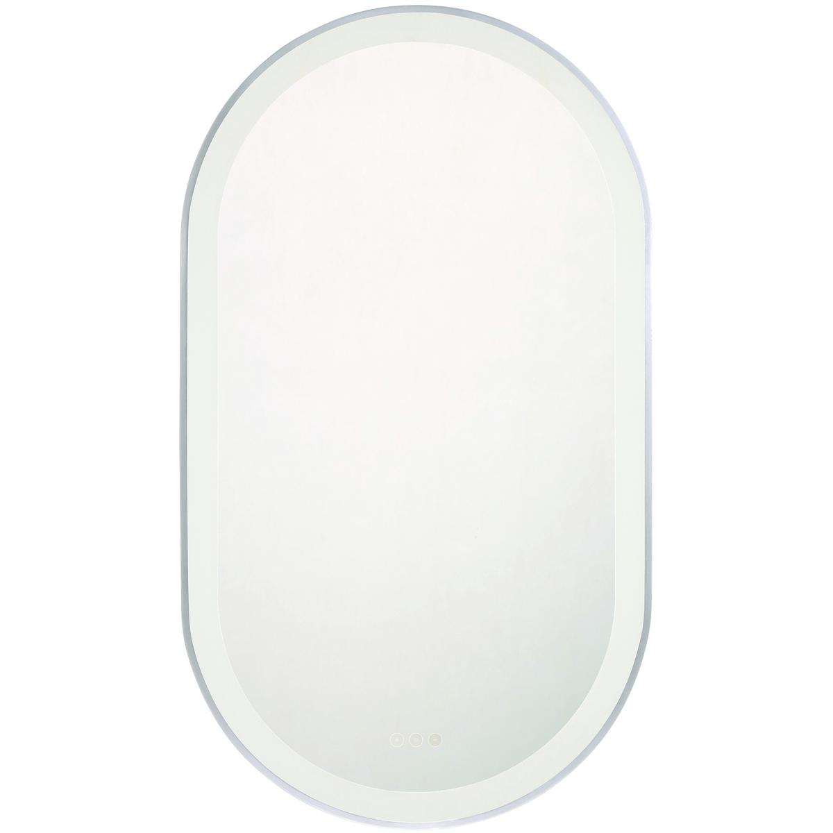Eurofase 47563-018 Sara 42 X 24 inch Matte Silver LED Mirror