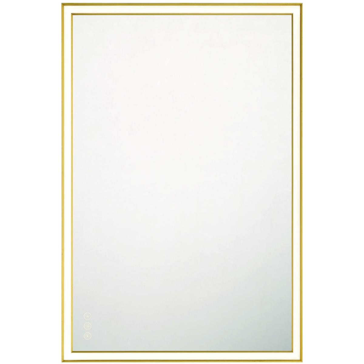 Eurofase 47564-015 Nixon 36 X 24 inch Anodized Gold LED Mirror