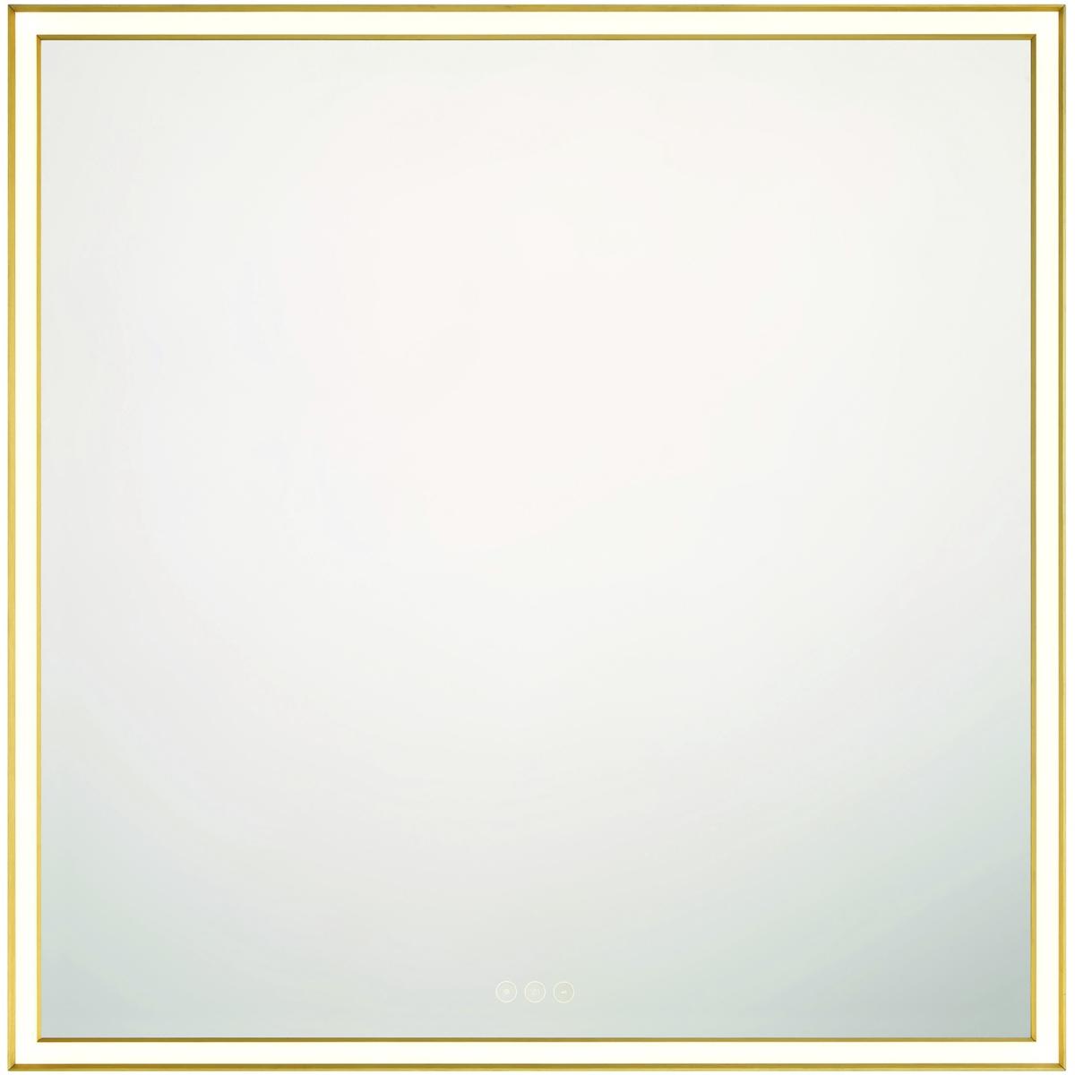 Eurofase 47567016 Nixon 36 X 36 inch Anodized Gold LED Mirror
