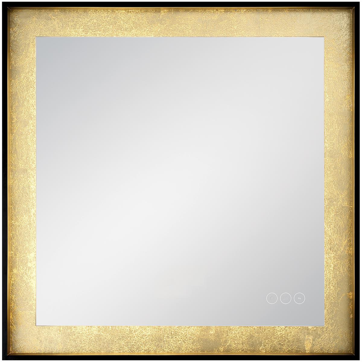 Eurofase 48085-014 Anya 32 X 32 inch Anodized Black LED Mirror