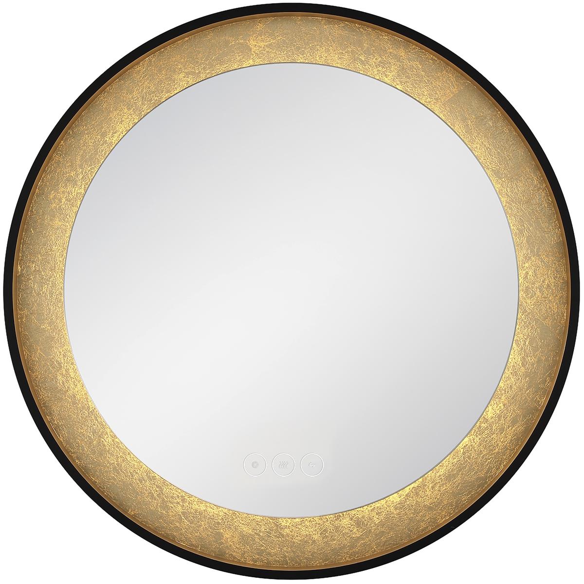 Eurofase 48086-011 Anya 30 X 30 inch Anodized Black LED Mirror