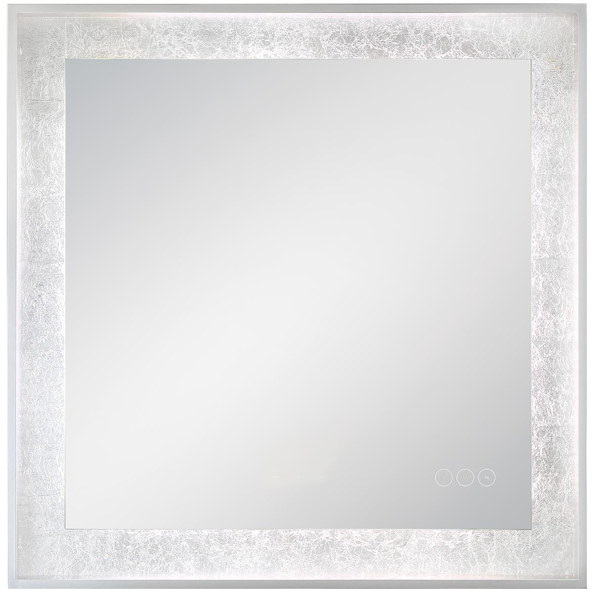 Eurofase 48087-018 Anya 32 X 32 inch Anodized Silver LED Mirror