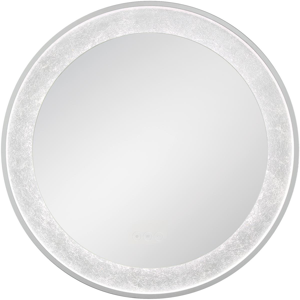 Eurofase 48088-015 Anya 30 X 30 inch Anodized Silver LED Mirror
