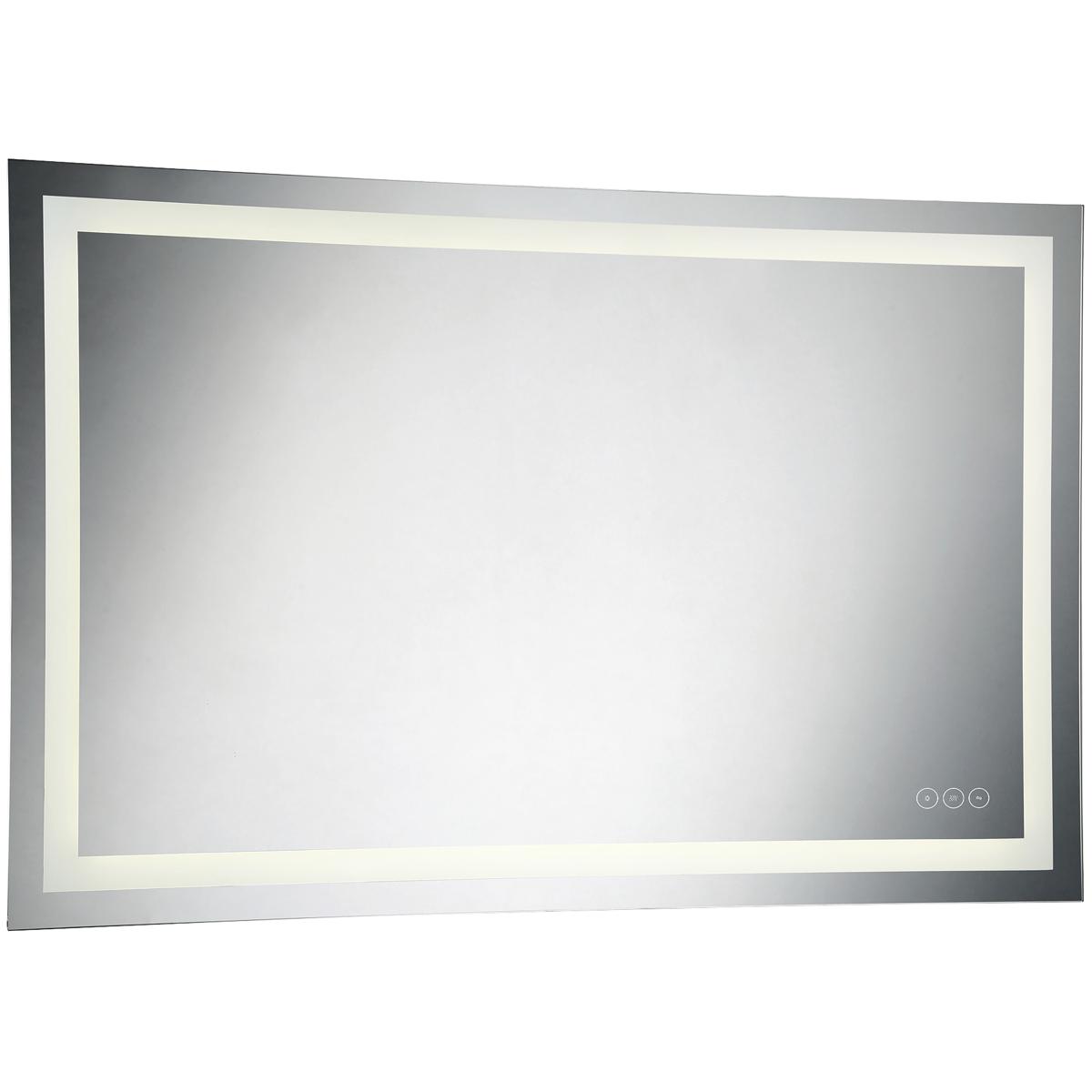 Eurofase 48090-018 Aspen 55 X 55 inch Anodized Silver LED Mirror