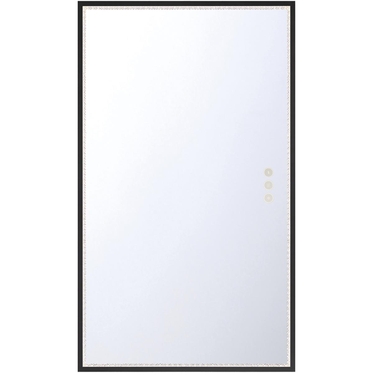 Eurofase 48097-017 Cerissa 54 X 54 inch Anodized Black LED Mirror