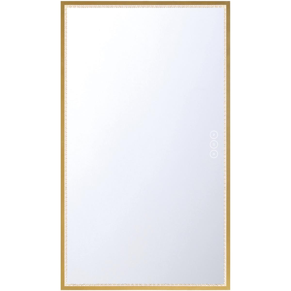 Eurofase 48097-024 Cerissa 54 X 54 inch Anodized Gold LED Mirror