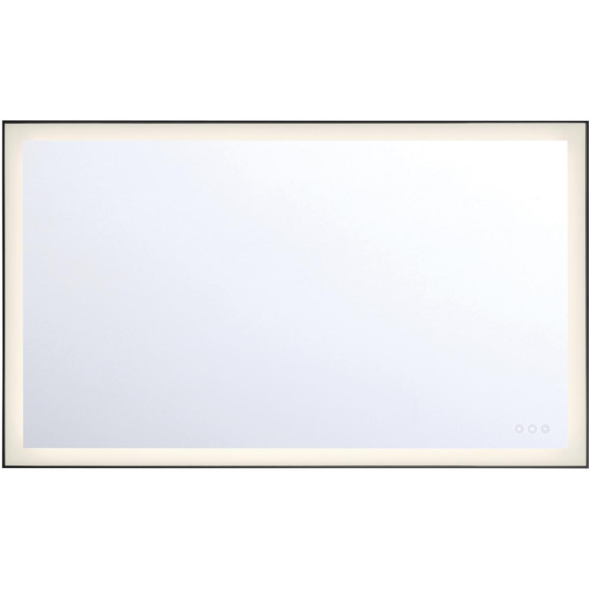 Eurofase 48101-028 Lenora 30 X 22 inch Anodized Black LED Mirror