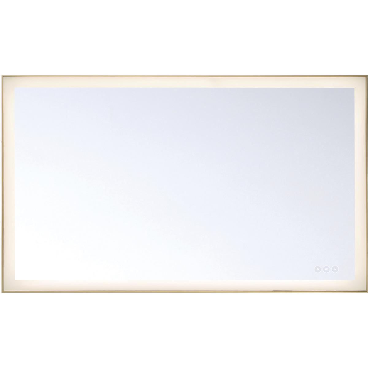 Eurofase 48102-032 Lenora 36 X 28 inch Anodized Gold LED Mirror