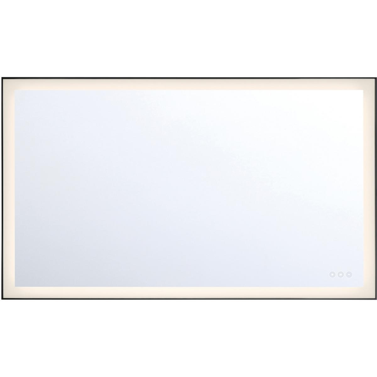 Eurofase 48103-022 Lenora 54 X 54 inch Anodized Black LED Mirror