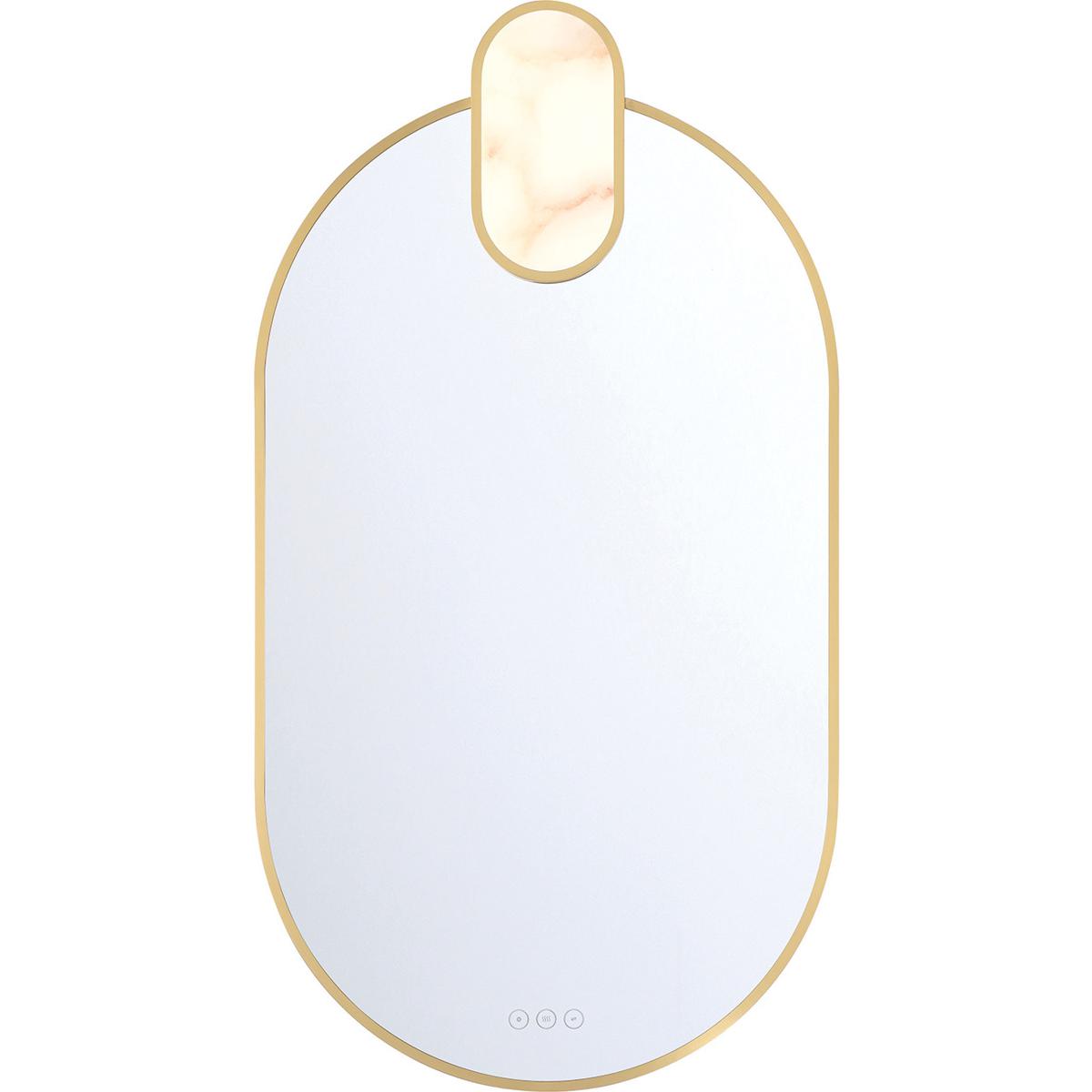 Eurofase 48510-011 Mrissa 39 X 21 inch Gold LED Mirror