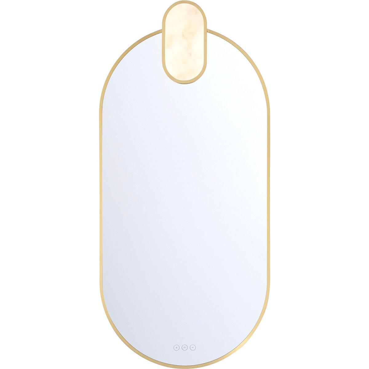 Eurofase 48511-018 Mrissa 45 X 21 inch Gold LED Mirror