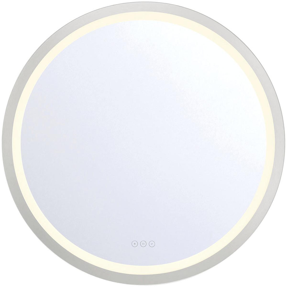 Eurofase 48976-022 Artell 32 inch Brushed Silver LED Mirror