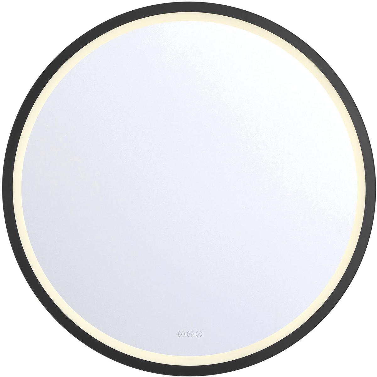 Eurofase 48977-036 Artell 42 inch Brushed Black LED Mirror