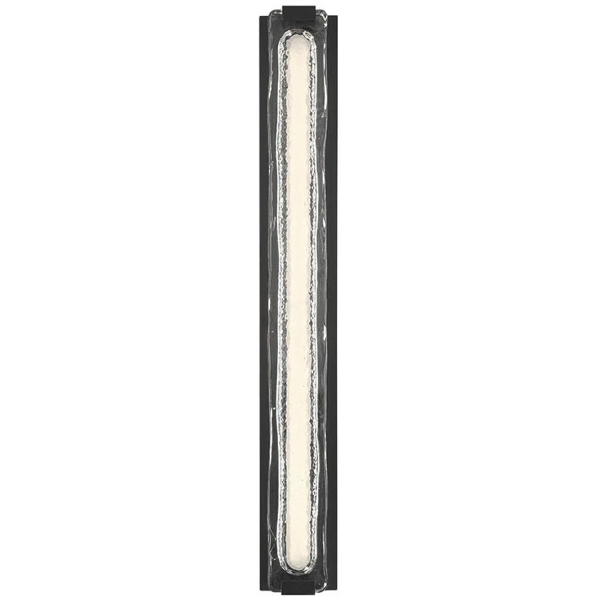 Eurofase 49807-011 Hiltic LED 36 inch Matte Black Outdoor Wall Sconce