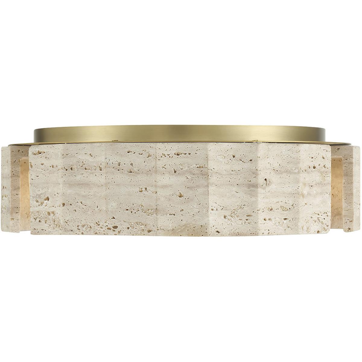 Eurofase 50204-014 Roslington LED 17.5 inch Gold Flush Mount Ceiling Light