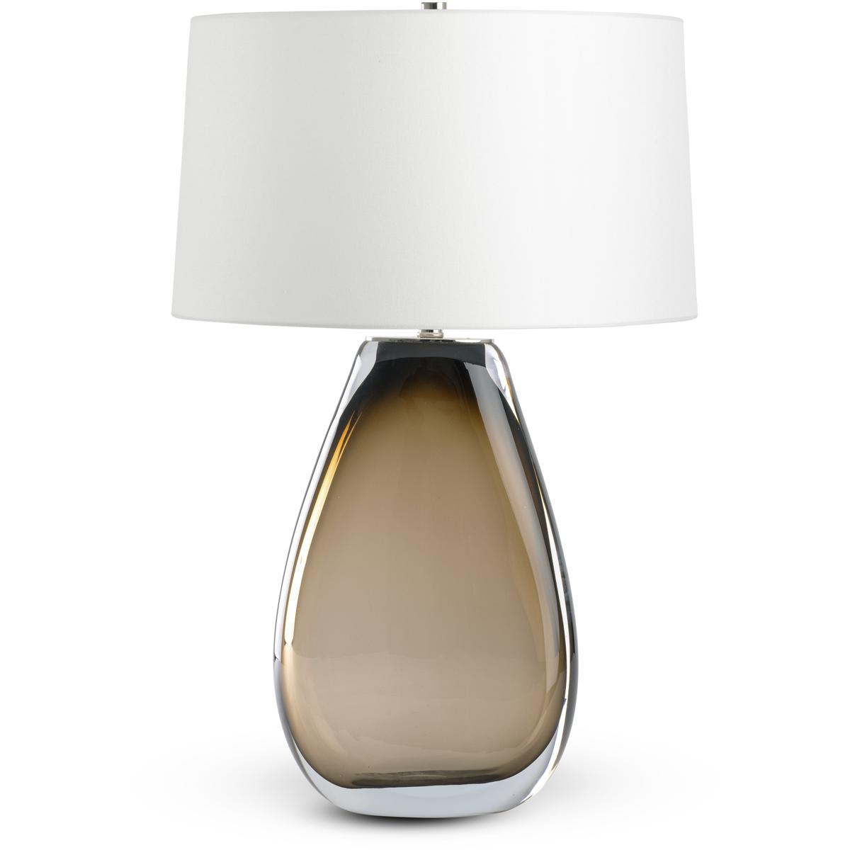 Lighting New York R-4579 FlowDecor Albion 25.75 inch 150.00 watt Beige Table Lamp Portable Light 4579 - Open Box