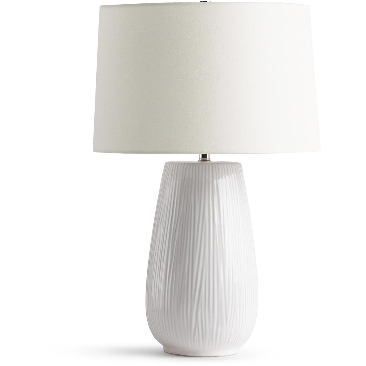 Lighting New York R-4739-OWC FlowDecor Remy 24.75 inch 150.00 watt White Table Lamp Portable Light 4739-OWC - Open Box