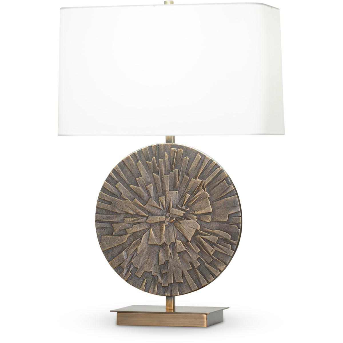 Lighting New York 4441 FlowDecor Rory 25.5 inch 150.00 watt Antique Brass Table Lamp Portable Light 4441 - Open Box