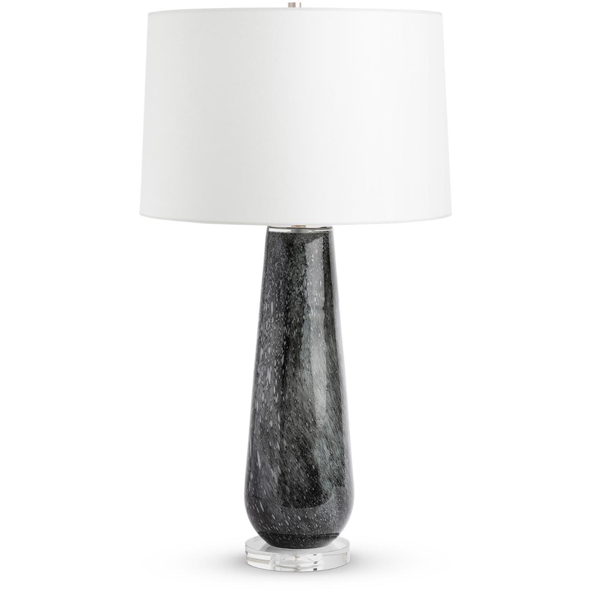 FlowDecor 4605 Wade 3075 inch 15000 watt Charcoal Table Lamp Portable Light
