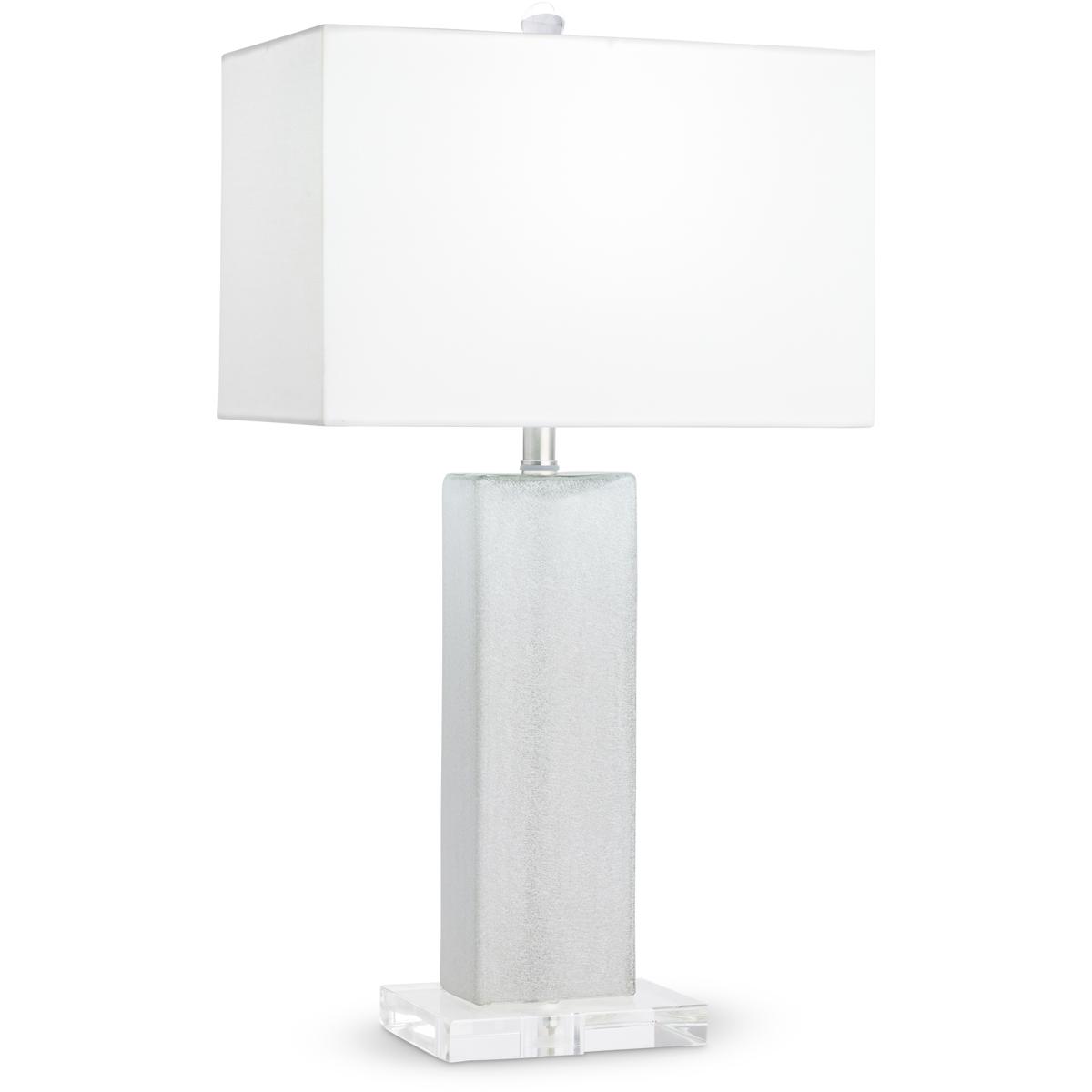 Lighting New York R-3371 FlowDecor Waterloo 23.5 inch 100.00 watt Hand-Etched Ice Table Lamp Portable Light 3371 - Open Box