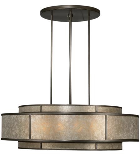 Fine Art Lamps 600140st Singapore Moderne 12 Light 60 Inch Bronze Pendant Ceiling Light