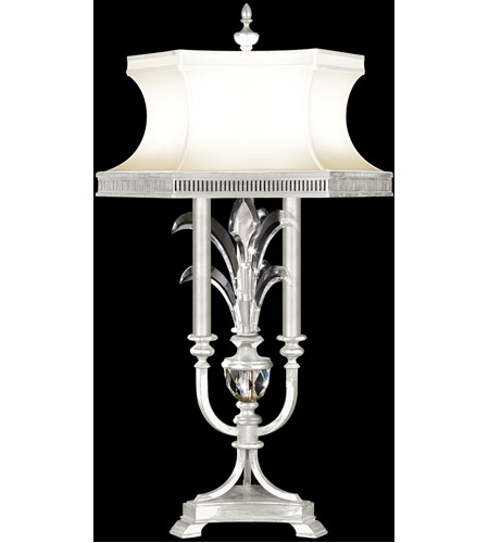 Fine Art 738210-SF4 Beveled Arcs 37 inch Silver Leaf Table Lamp Portable Light