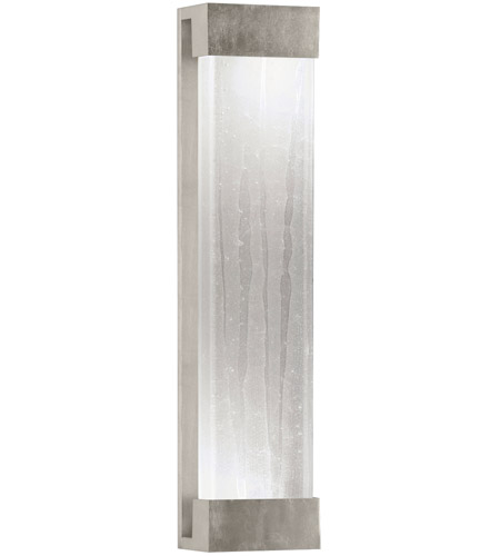 Fine Art 811150-33ST Crystal Bakehouse 2 Light 7 inch Silver ADA Sconce Wall Light in Silver Leaf, Crystal Shard Studio Glass, Indoor Only