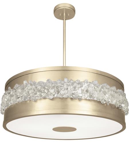 Fine Art Lamps 876340 1st Arctic Halo 3 Light 32 Inch Gold Pendant Ceiling Light