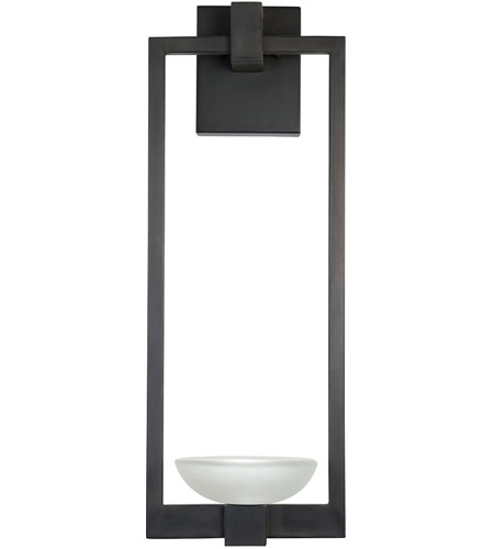 Fine Art 898681-1ST Delphi Outdoor 2 Light 27 inch Black Outdoor Wall Sconce in Hand Cast Studio Glass