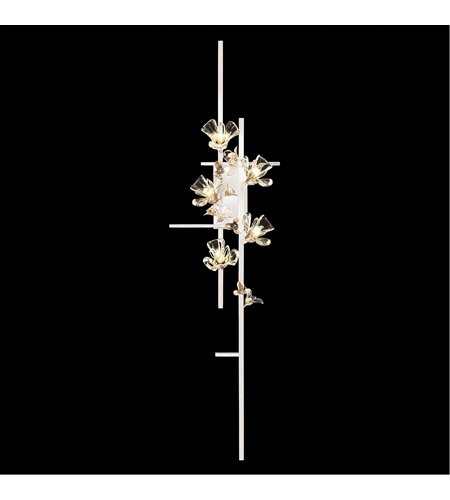 Fine Art 918850-3ST Azu LED 17 inch White Sconce Wall Light