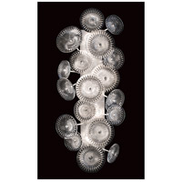 Fine Art 884650ST Chrysanthemums 6 Light 13 inch Silver Sconce Wall Light in Crystal thumb