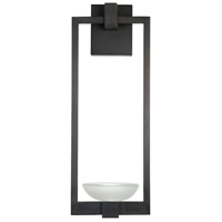 Fine Art 898681-1ST Delphi Outdoor 2 Light 27 inch Black Outdoor Wall Sconce in Hand Cast Studio Glass photo thumbnail