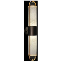 Fine Art 926450-22ST Bond LED 6 inch Black/Gold Sconce Wall Light in Bahama Sand Studio Glass thumb