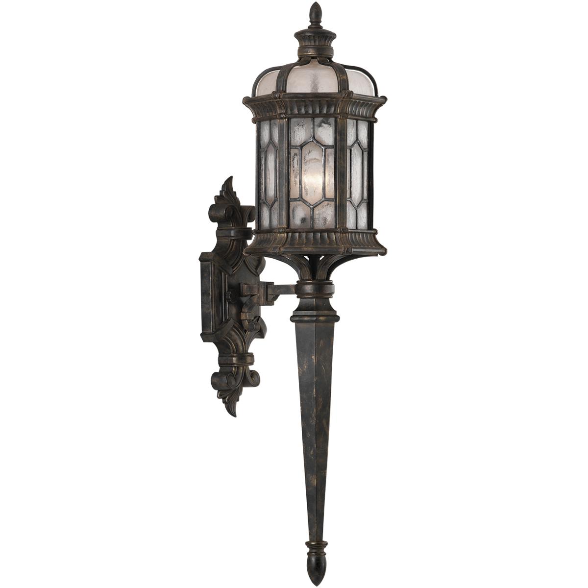 Fine Art Handcrafted Lighting Devonshire 1 - Light Outdoor Wall in Antique Bronze