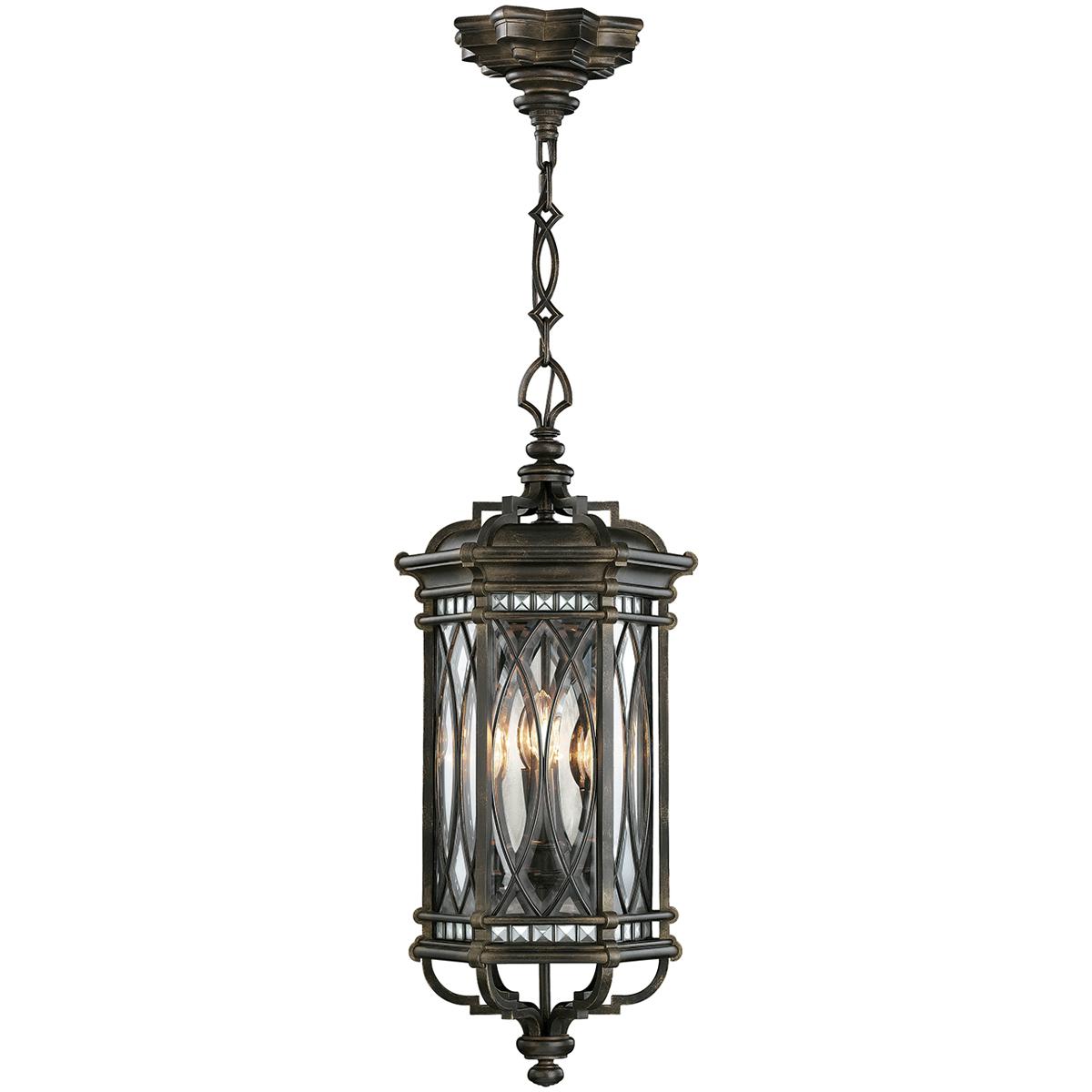 Fine Art Handcrafted Lighting Warwickshire 4 - Light Outdoor Hanging in Iron
